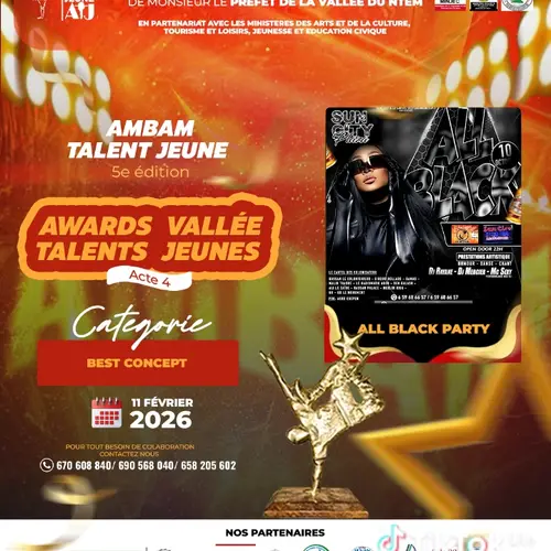 All Black Party Ambam 