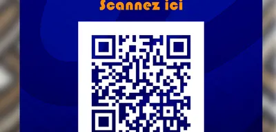 Pour l’Enregistrement Scannez Ici