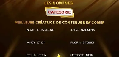 MEILLEUR CRÉATRICE DE CONTENU NEW COMER