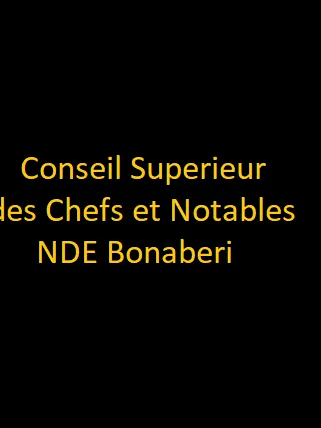 Conseil Supérieur des Chefs et Notables NDE Bonaberie