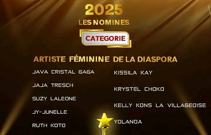 ARTISTE FÉMININ DE LA DIASPORA