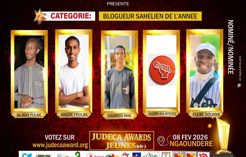 BLOGUEUR SAHELIEN DE L'ANNEE