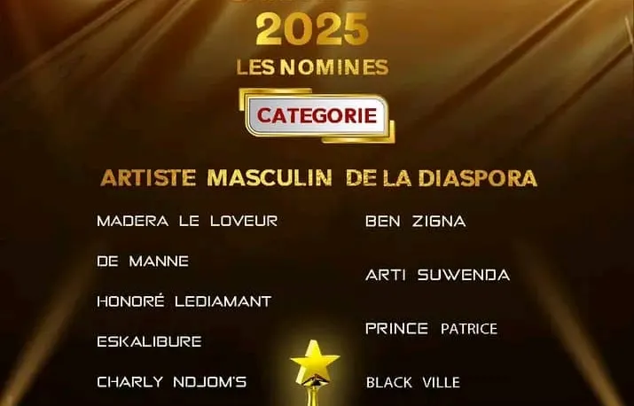 ARTISTE MASCULIN DE LA DIASPORA